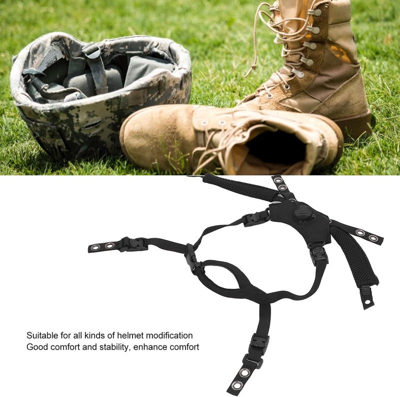 Bewinner Helmet Dial Suspension System Chin Strap, Tactical Airsoft Helmet Chin Strap, Hunting Advanced Fast Helmet Replacement Accessory for Outdoor - Image 5